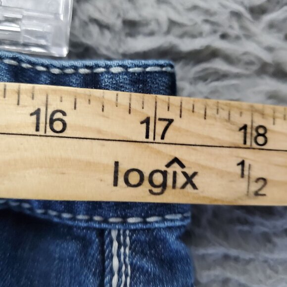 Rock & Roll Denim Jeans Mens 34x30 Blue Pistol Straight Regular Denim - Picture 6 of 14